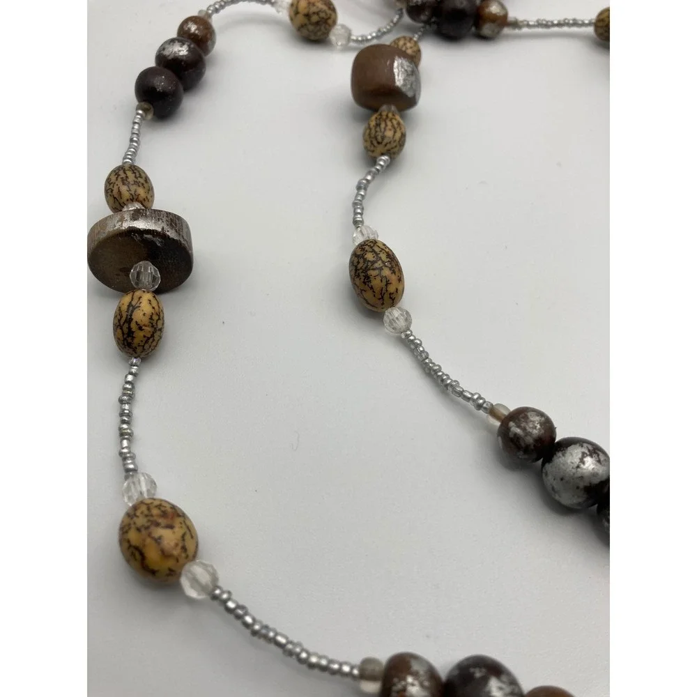 Boho Beaded Necklace Long Strand Costume‎ Jewelry Fashion Accessory